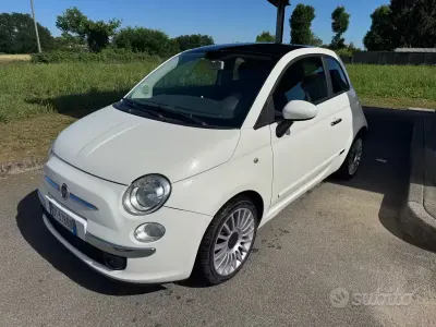 Usata Fiat 500 Sport 69 CV (50 kW) 2009 Bianco Cabrio