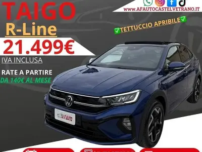 Usata VW Taigo R-line 115 CV (84 kW) 2025 Blu SUV