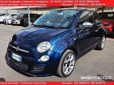 Usata Fiat 500 Sport 75 CV (55 kW) 2008 Blu Berlina