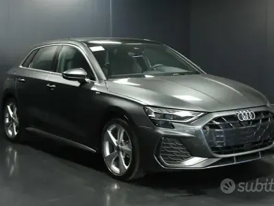 Nuova Audi A3 S-Line 150 CV (110 kW) 2025 Grigio Berlina