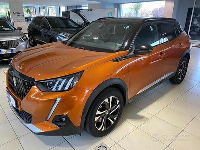Usata Peugeot 2008 GT-line 130 CV (95 kW) 2020 Arancione SUV