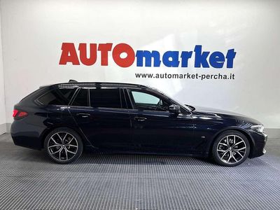 Usata BMW 520 M Sport 190 CV (139 kW) 2020 Blu/azzurro Station wagon