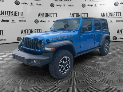 Nuova Jeep Wrangler Unlimited Rubicon 272 CV (200 kW) 2026 Verde SUV