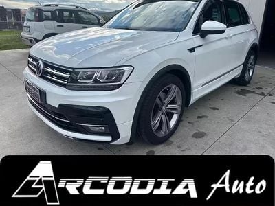Usata VW Tiguan R-line 115 CV (84 kW) 2018 Bianco SUV