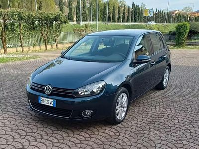 Usata VW Golf VI Highline 105 CV (77 kW) 2011 Blu Utilitaria