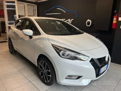Usata Nissan Micra Visia 71 CV (52 kW) 2018 Bianco Utilitaria