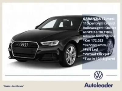 Brugt Audi A3 Admired 150 HK (110 kW) 2020 Sort Sedan