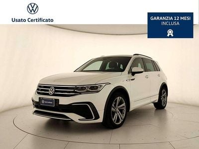 Usata VW Tiguan R-line 150 CV (110 kW) 2022 Bianco SUV