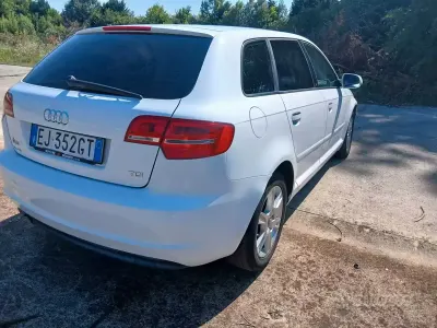 Usata Audi A3 Ambition 90 CV (66 kW) 2011 Bianco Utilitaria
