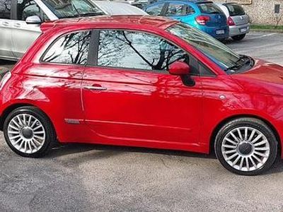 Usata Fiat 500 69 CV (50 kW) 2009 Rosso Cabrio