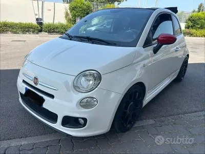 Usata Fiat 500 S 69 CV (50 kW) 2014 Bianco Cabrio