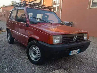 Usata Fiat Panda 54 CV (39 kW) 2001 Rosso Berlina