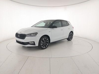 Nuova Skoda Fabia Monte Carlo 95 CV (69 kW) 2026 Bianco luna metallizzato nero tulipano p Utilitaria