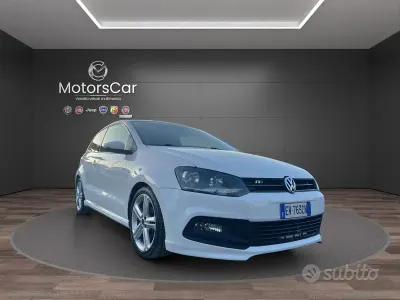 Usata VW Polo R-line 86 CV (63 kW) 2014 Bianco Berlina