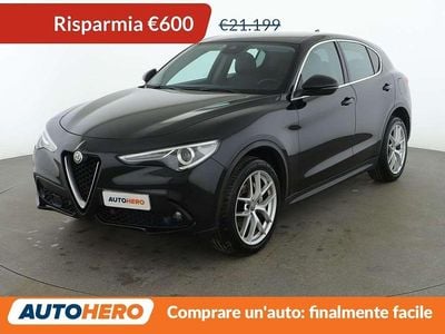 Nero Usata 2018 Alfa Romeo Stelvio Super SUV | 20.599 € (Buon prezzo)