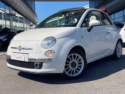 Usata Fiat 500C Lounge 69 CV (50 kW) 2010 Bianco Cabrio