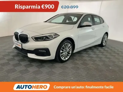 Usata BMW 118 Advantage 136 CV (100 kW) 2022 Bianco Utilitaria