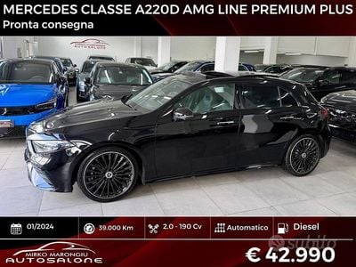 Usata Mercedes 220 AMG Line Premium Plus 190 CV (139 kW) 2024 Nero Berlina