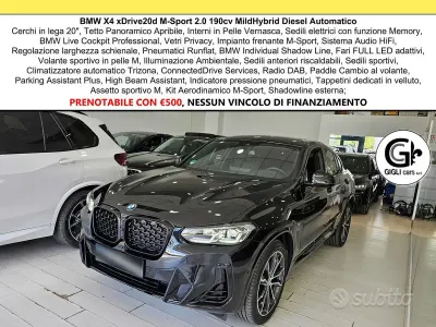 Usata BMW X4 M Sport 190 CV (139 kW) 2024 Sapphire black SUV