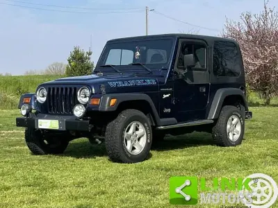Begagnad Jeep Wrangler Sport 118 HK (86 kW) 1997 Blå SUV