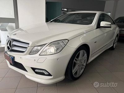 Usata Mercedes E250 Avantgarde 203 CV (149 kW) 2011 Bianco Coupé