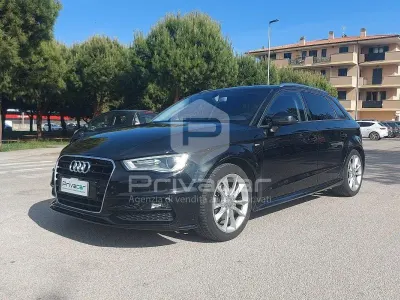 Usata Audi A3 Attraction 110 CV (80 kW) 2015 Nero Berlina