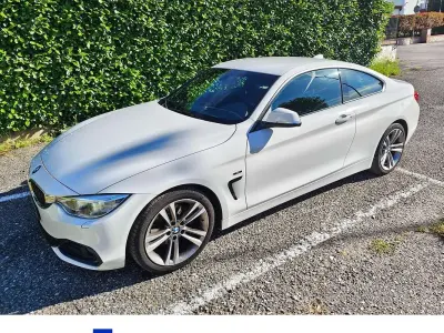 Usata BMW 420 Coupé Sport Line 184 CV (135 kW) 2014 Bianco Coupé