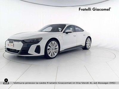 Usata Audi e-tron GT quattro Ambiente 350 kW (476 CV) 2021 Bianco ibis Berlina