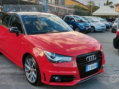 Usata Audi A1 S-Line 90 CV (66 kW) 2014 Rosso Utilitaria