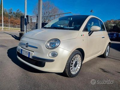 Usata Fiat 500 Lounge 69 CV (50 kW) 2009 Bianco Berlina
