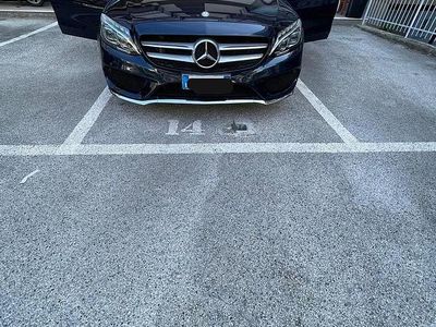 Usata Mercedes C220 170 CV (125 kW) 2017 Blu Berlina
