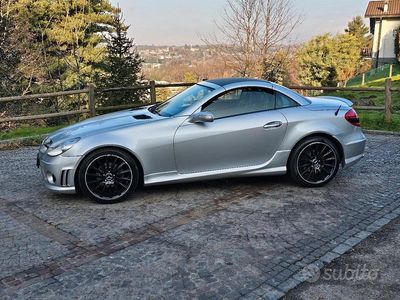 Usata Mercedes SLK200 163 CV (119 kW) 2004 Grigio Cabrio