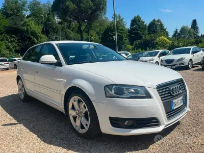 Usata Audi A3 Ambition 160 CV (117 kW) 2009 Bianco Utilitaria