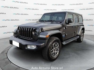 usata Jeep Wrangler 2.0 PHEV Unlimited 2.0 PHEV ATX 4xe Sahara *1 prop, tagliandi *