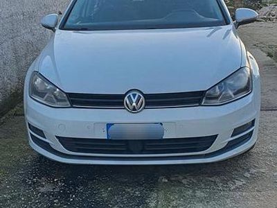 Usata VW Golf VII 110 CV (80 kW) 2014 Bianco Berlina