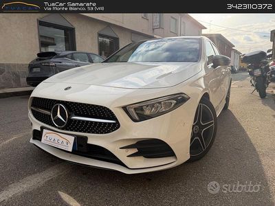 Usata Mercedes A180 AMG Line Premium 116 CV (85 kW) 2021 Bianco Berlina