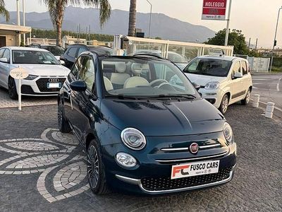 Usata Fiat 500C Lounge 69 CV (50 kW) 2016 Blu Cabrio