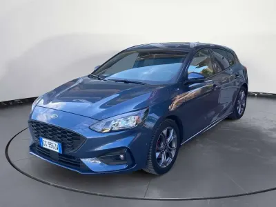 Usata Ford Focus ST-Line X 155 CV (114 kW) 2021 Blu/azzurro Berlina