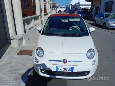 Usata Fiat 500 2015 Bianco Cabrio