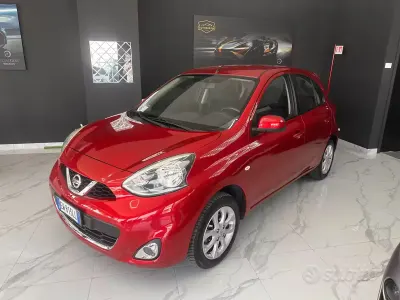 Usata Nissan Micra Visia 80 CV (58 kW) 2014 Rosso Utilitaria