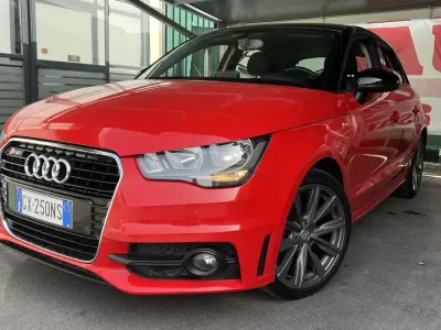 Usata Audi A1 Sportback S-Line 86 CV (63 kW) 2015 Rosso Utilitaria