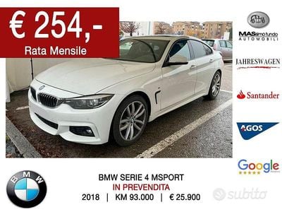 Usata BMW 418 M Sport 150 CV (110 kW) 2018 Bianco Coupé