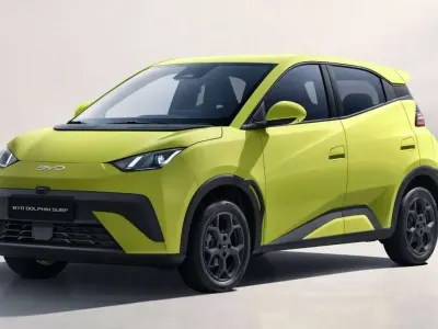 Nuova BYD Dolphin Surf Boost 64 kW (88 CV) 2026 Lime green Utilitaria