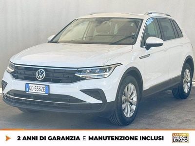 Usata VW Tiguan Life 131 CV (96 kW) 2021 Bianco SUV