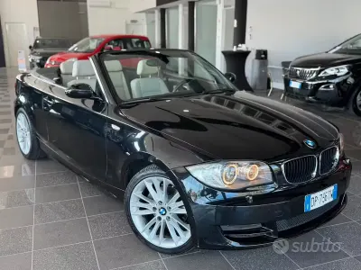 Usata BMW 120 Cabriolet 177 CV (130 kW) 2008 Nero Cabrio