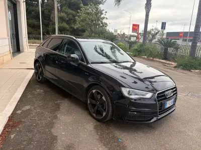 Usata Audi A3 S-Line 110 CV (80 kW) 2014 Nero Berlina