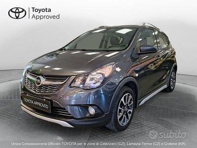 Usata Opel Karl Rocks 73 CV (53 kW) 2019 Nero Utilitaria
