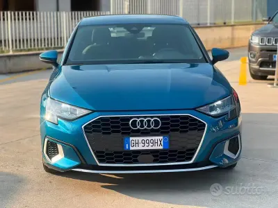 Usata Audi A3 Advanced 116 CV (85 kW) 2021 Blu Berlina