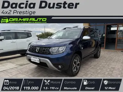 Usata Dacia Duster Prestige 109 CV (80 kW) 2018 Blu SUV