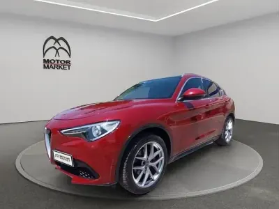 Usata Alfa Romeo Stelvio Ti 280 CV (205 kW) 2020 Rosso alfa SUV